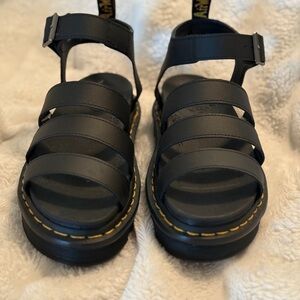 Dr. Martens Black Sandals